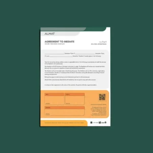 Almat Agreement to Mediate A4 Template