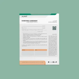 Almat Borrower Agreement USL Template