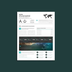 Alpha Executive Summary US Letter Template