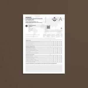 Basikon Customer Questionnaire A4 Template